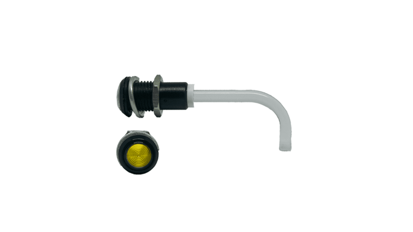 Tubo luminoso a LED Bivar 38mm, Giallo