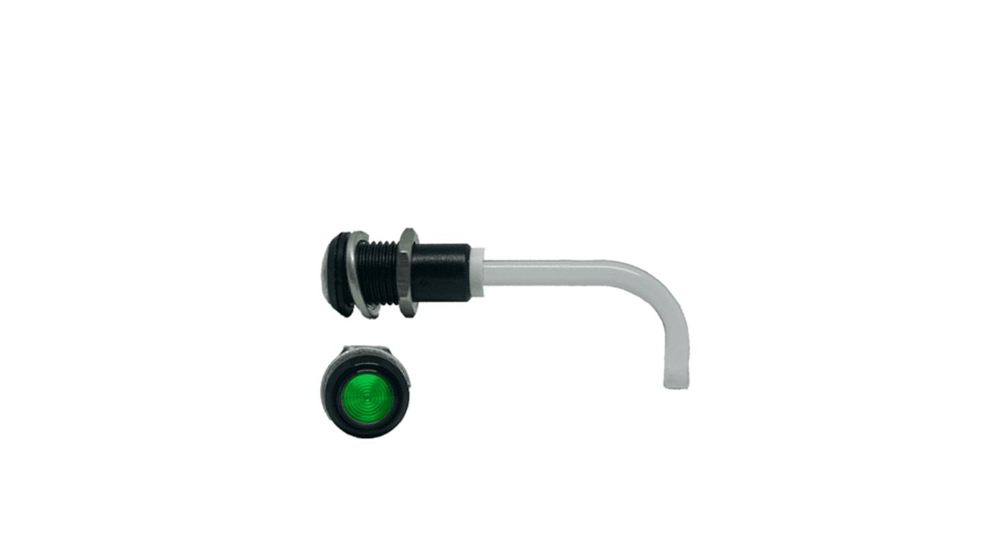 Tubo luminoso a LED Bivar 38mm, Verde