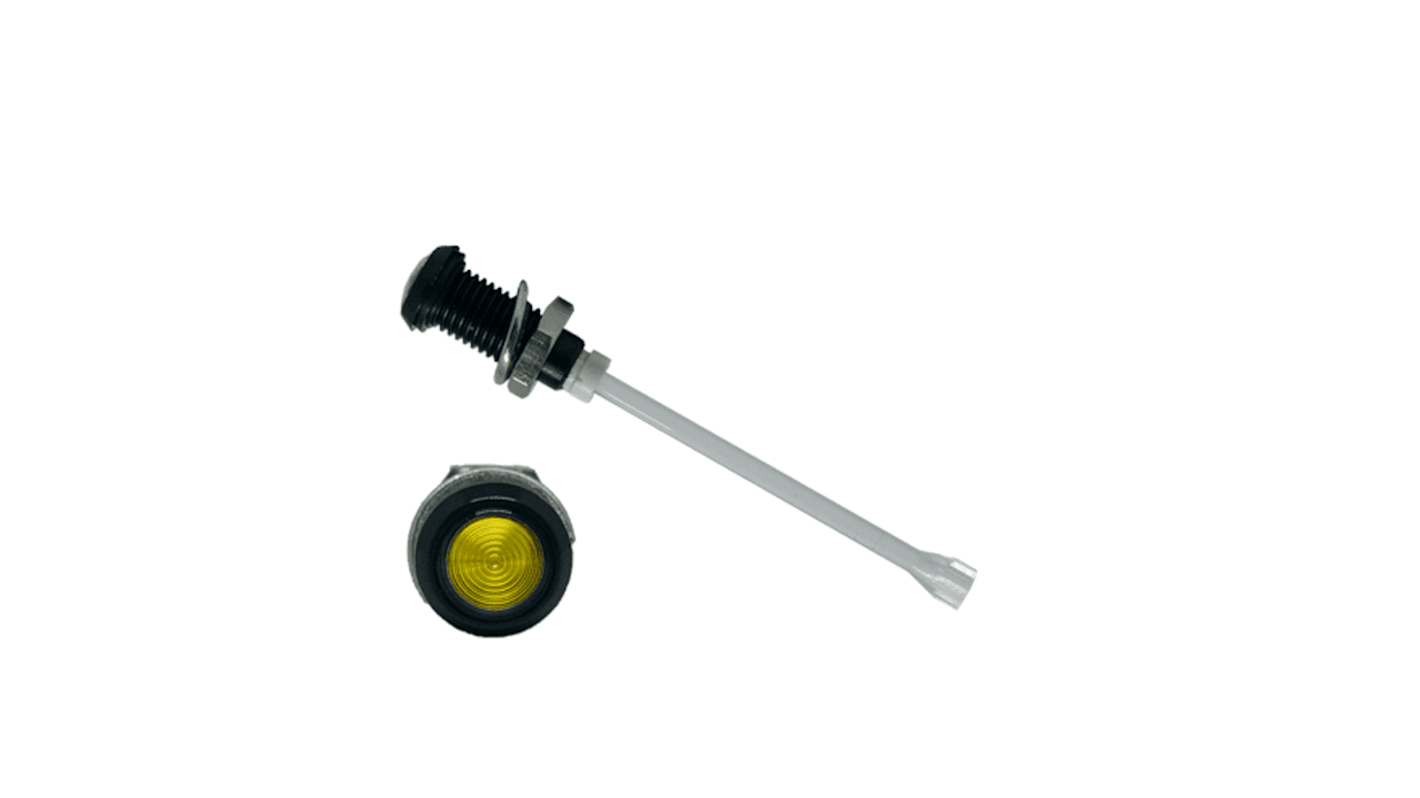 Tubo luminoso a LED Bivar 35.7mm, Giallo