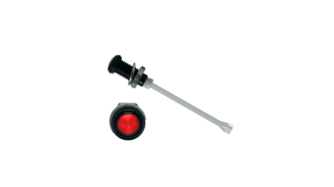 Tubo luminoso a LED Bivar 42.1mm, Rosso