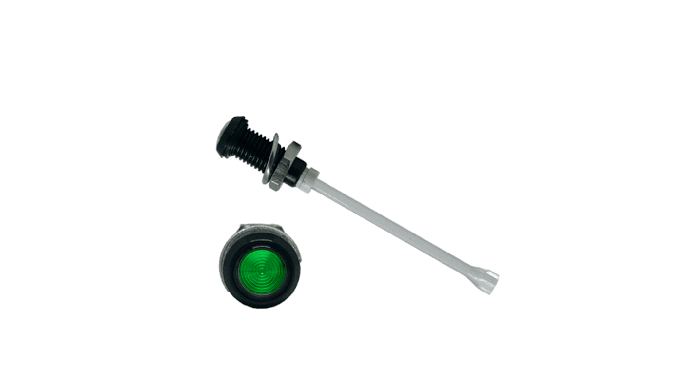 Tubo luminoso a LED Bivar 48.4mm, Verde