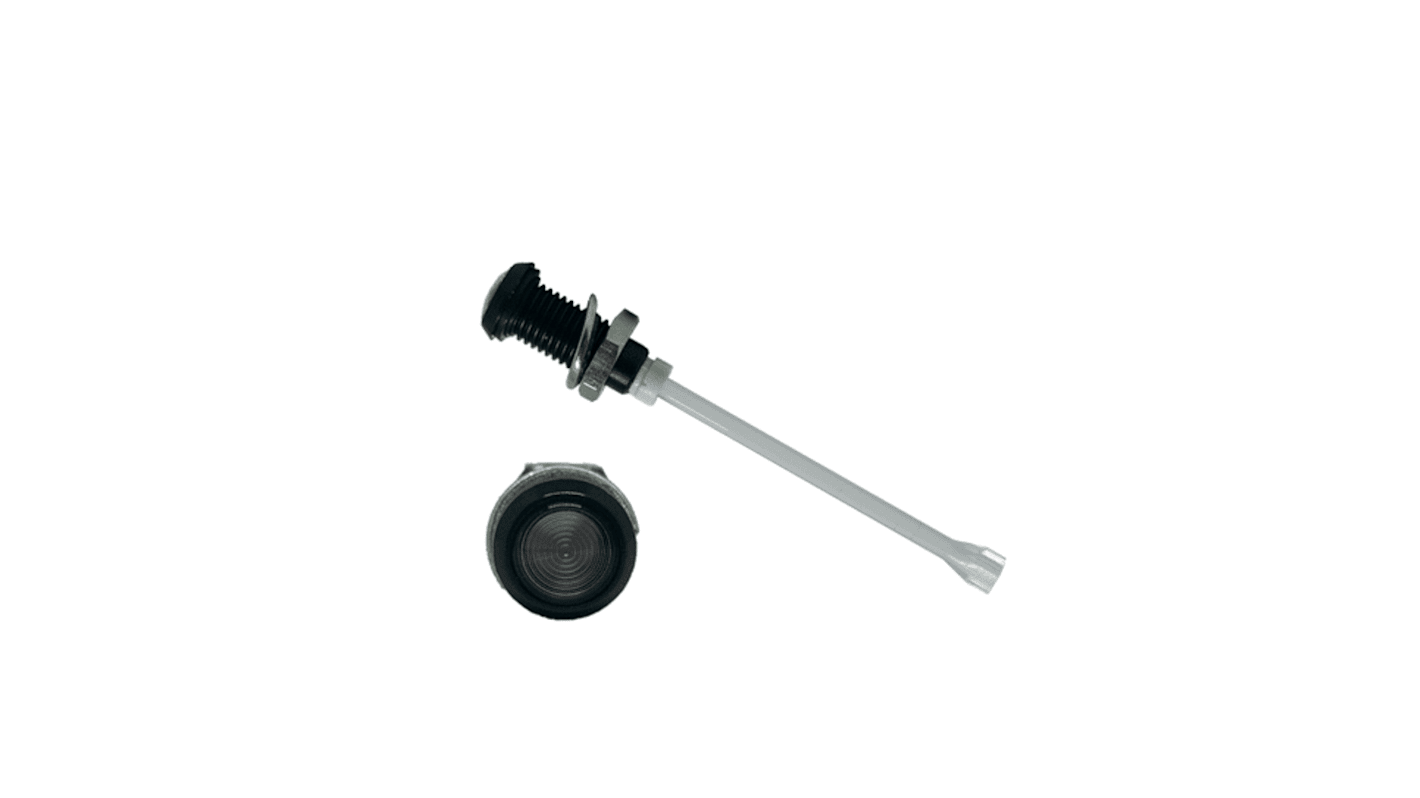 Bivar LED-Lichtleiter Einfach, , Rund-Linse Rauch 54.2mm, Tafelmontage