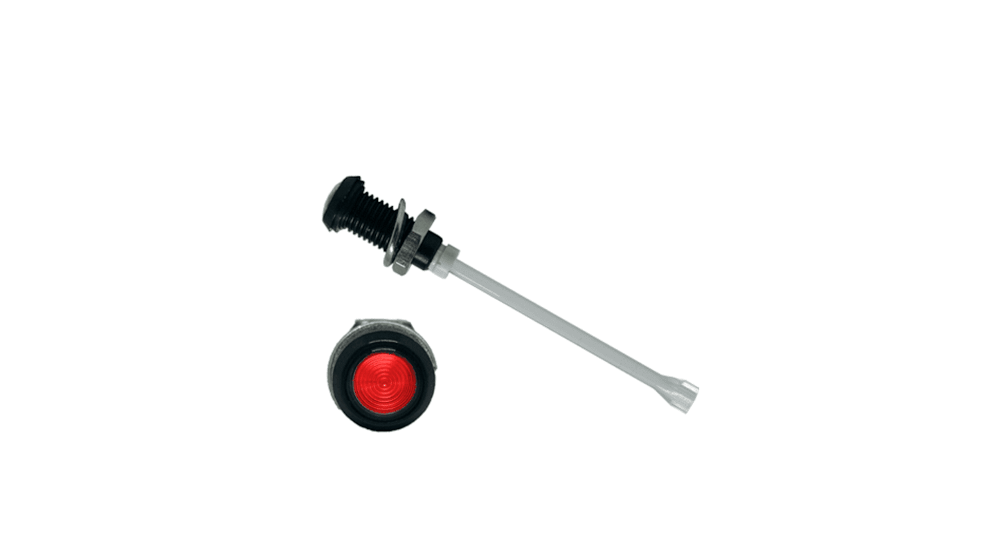 Tubo luminoso a LED Bivar 54.2mm, Rosso