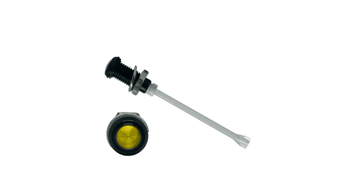 Tubo luminoso a LED Bivar 54.8mm, Giallo