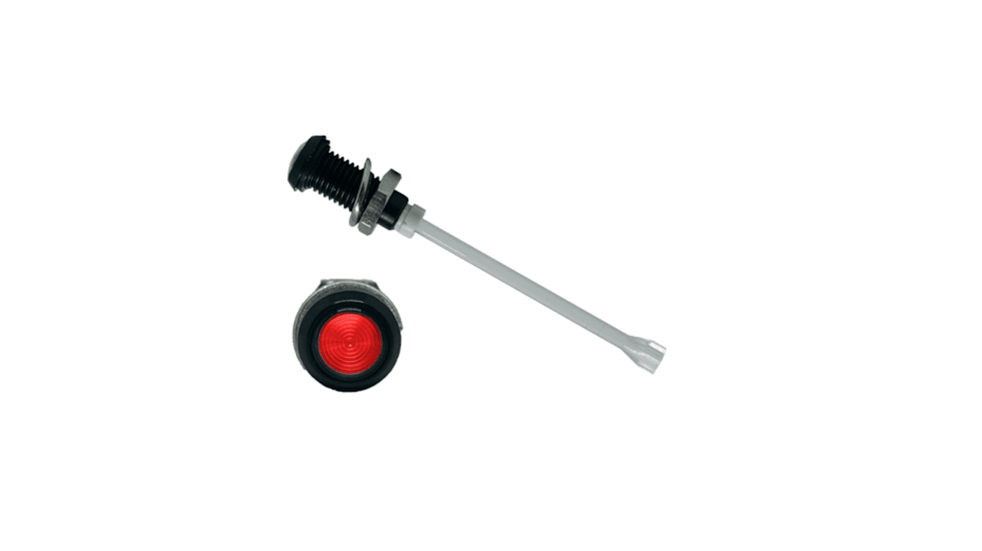 Tubo luminoso a LED Bivar 60.5mm, Rosso