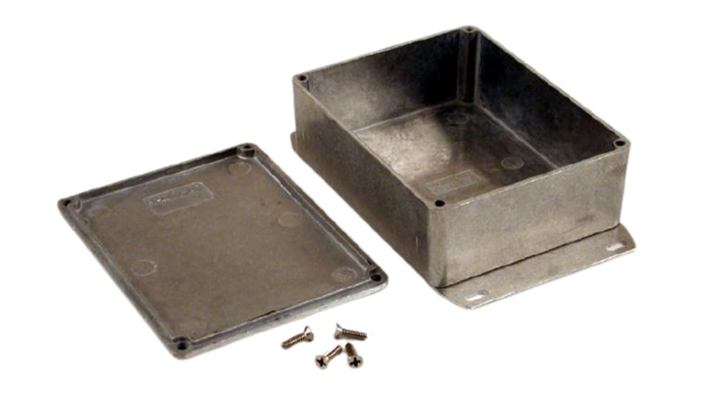 Caja Hammond de Aluminio Presofundido, 120 x 120 x 43mm, IP54, Apantallada
