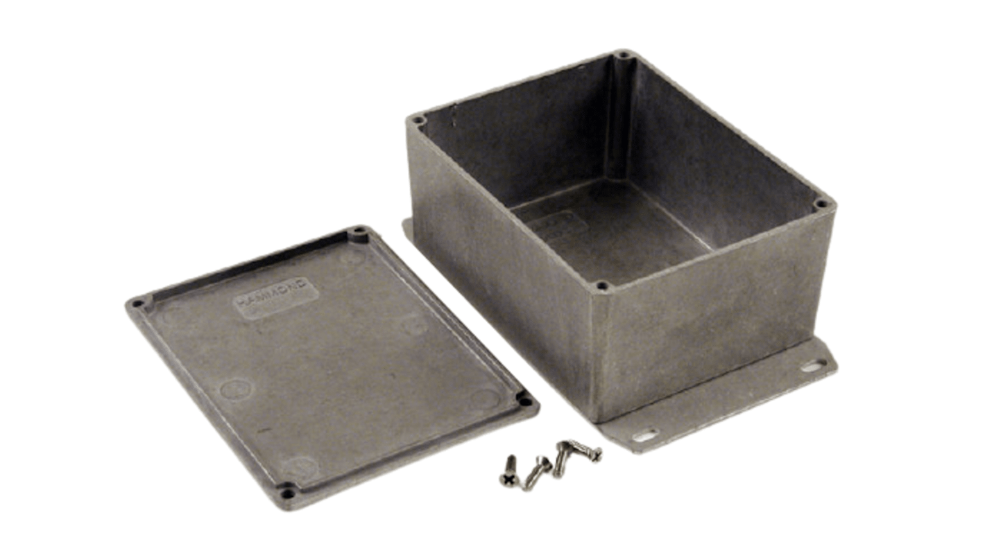 Caja Hammond de Aluminio Presofundido, 120 x 120 x 57mm, IP54, Apantallada