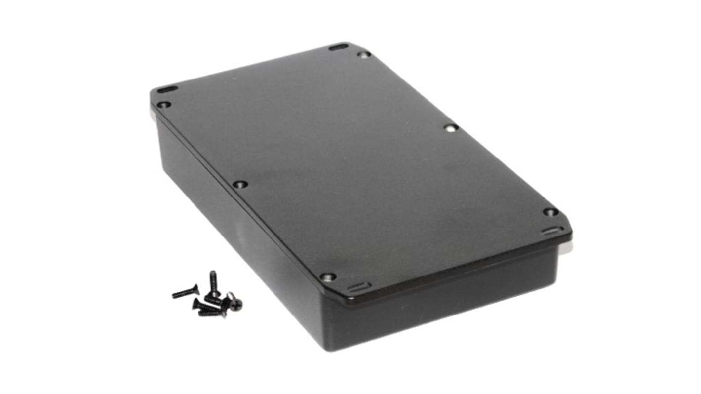 Caja Hammond de Aluminio Presofundido, 188 x 188 x 38mm, IP54, Apantallada