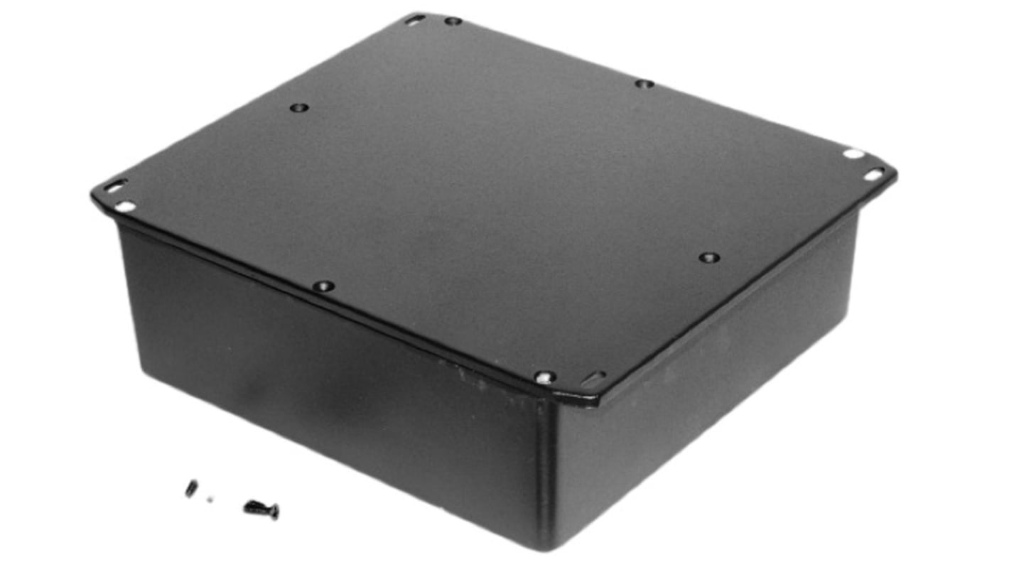 Caja Hammond de Aluminio Presofundido, 188 x 188 x 68mm, IP54, Apantallada