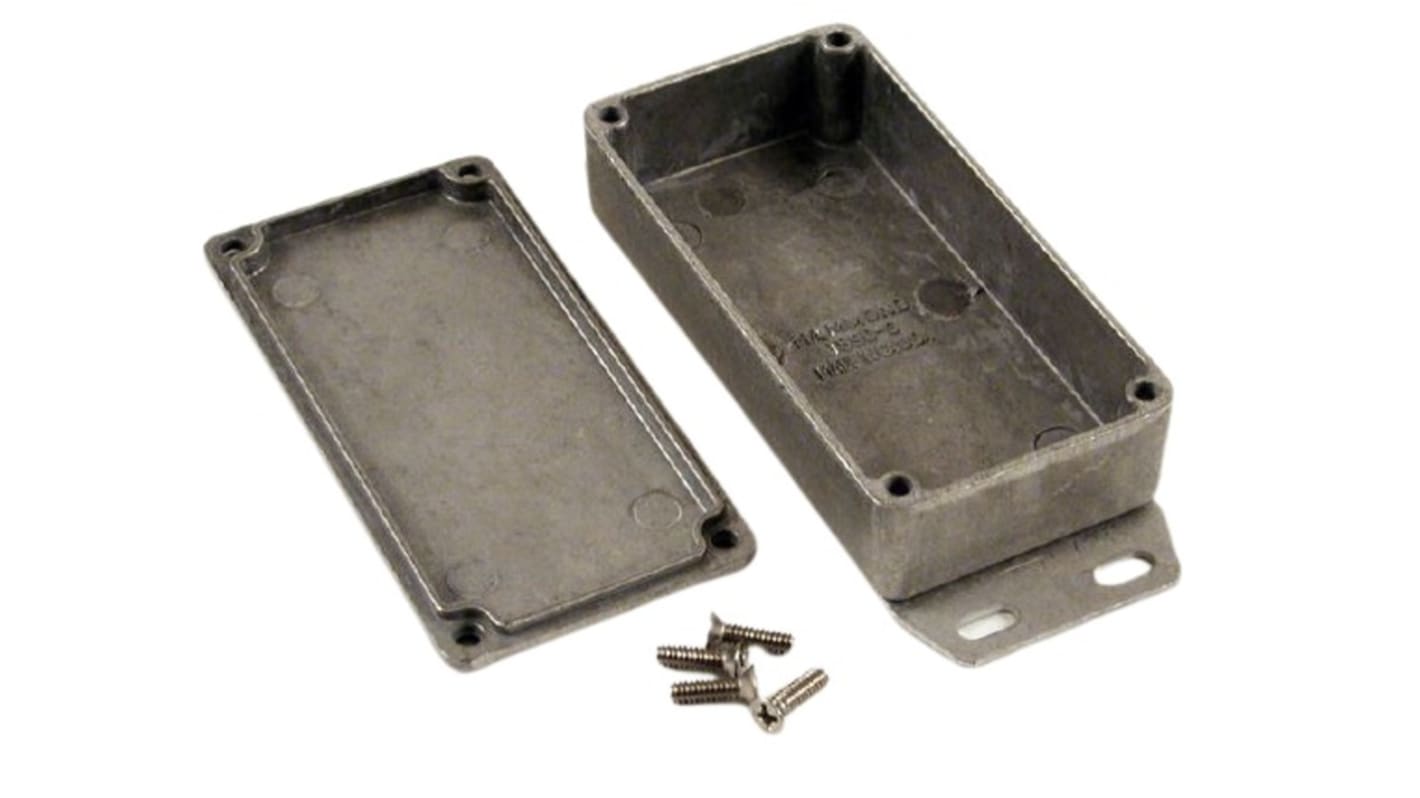 Hammond 1590 Series Die Cast Aluminium Enclosure, IP54, Flanged, 101 x 101 x 26mm