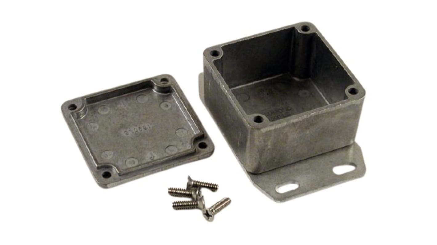 Hammond 1590 Series Die Cast Aluminium Enclosure, IP54, Flanged, 51 x 51 x 31mm