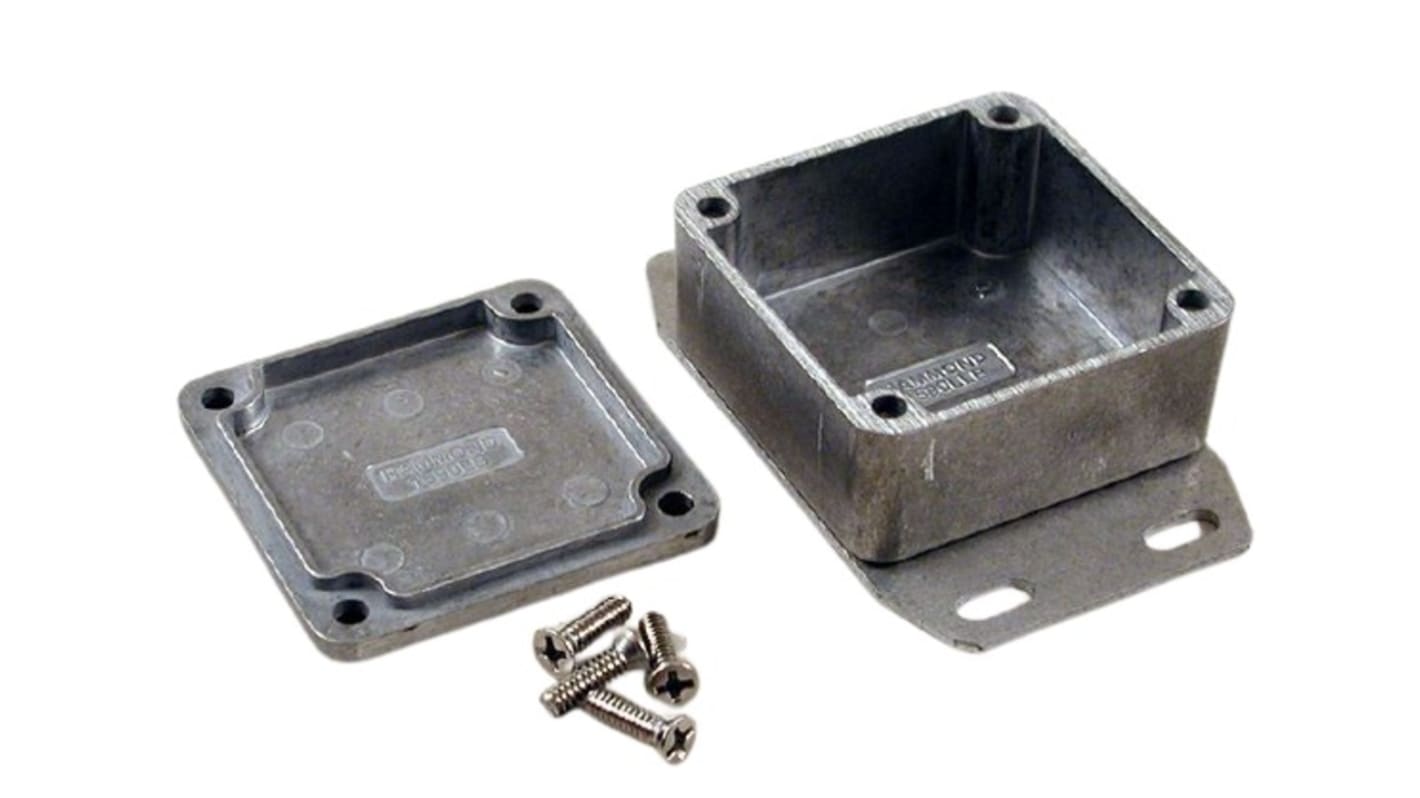 Hammond 1590 Series Die Cast Aluminium Enclosure, IP54, Flanged, 51 x 51 x 25mm