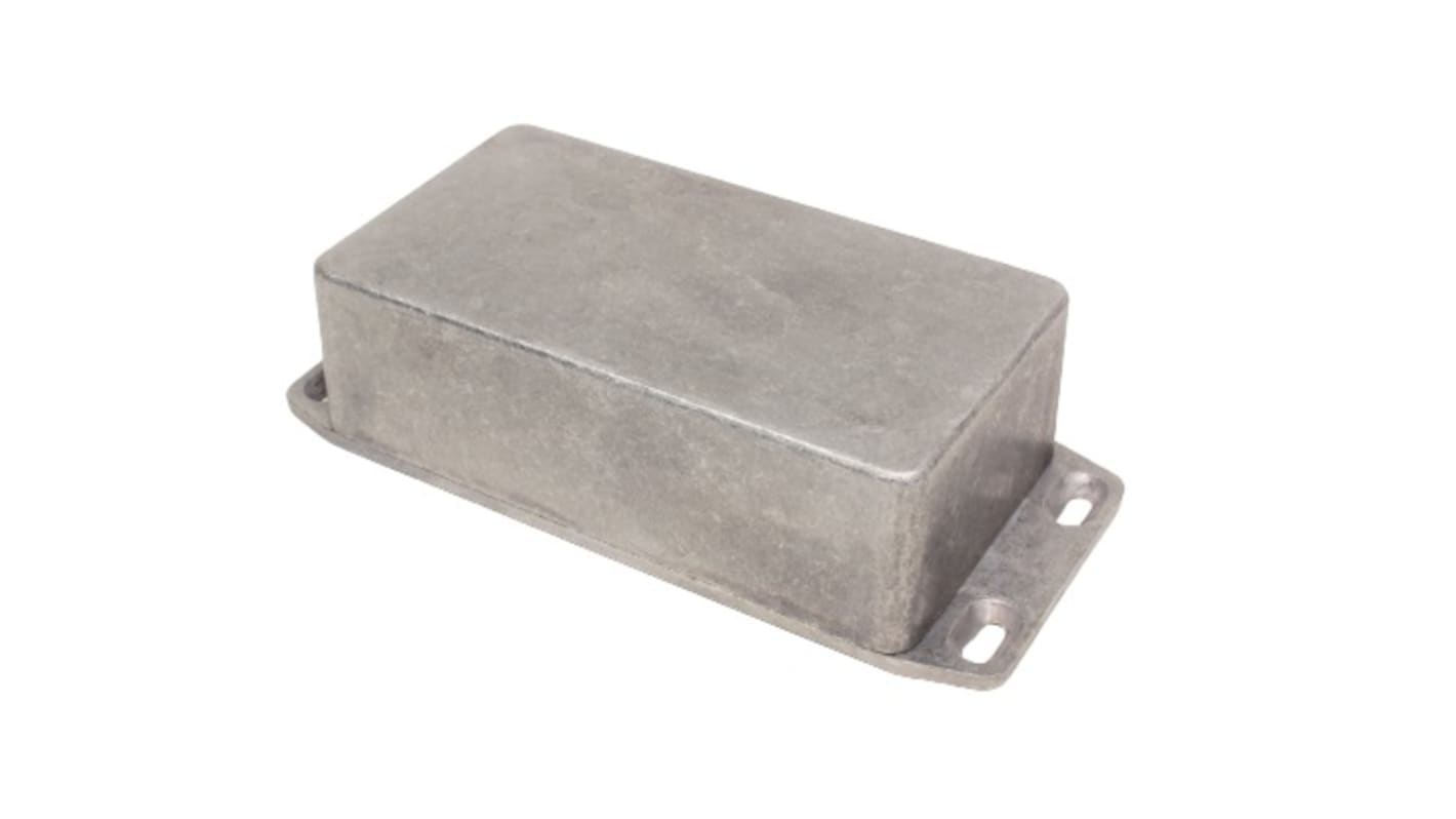 Hammond 1590 Series Die Cast Aluminium Enclosure, IP54, Flanged, 122 x 122 x 40mm