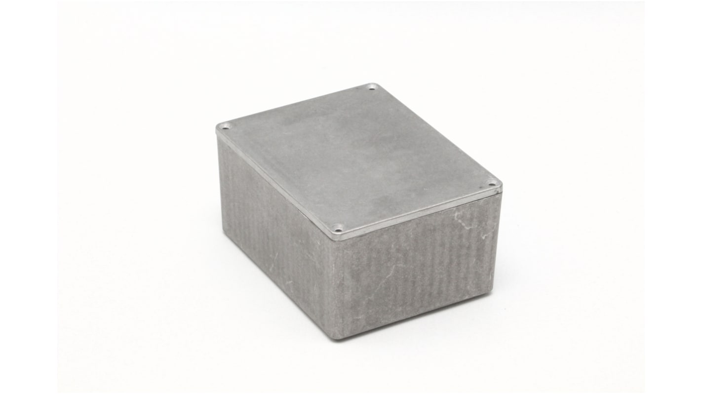 Caja Hammond de Aluminio Presofundido, 121 x 121 x 61mm, IP54, Apantallada