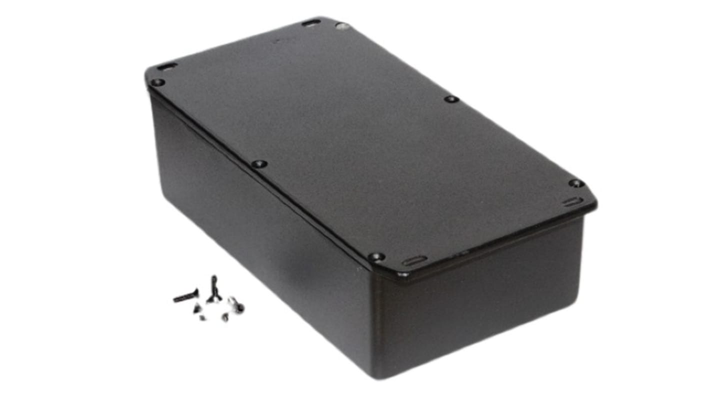 Hammond 1590 Series Die Cast Aluminium Enclosure, IP54, Flanged, 192 x 192 x 61mm