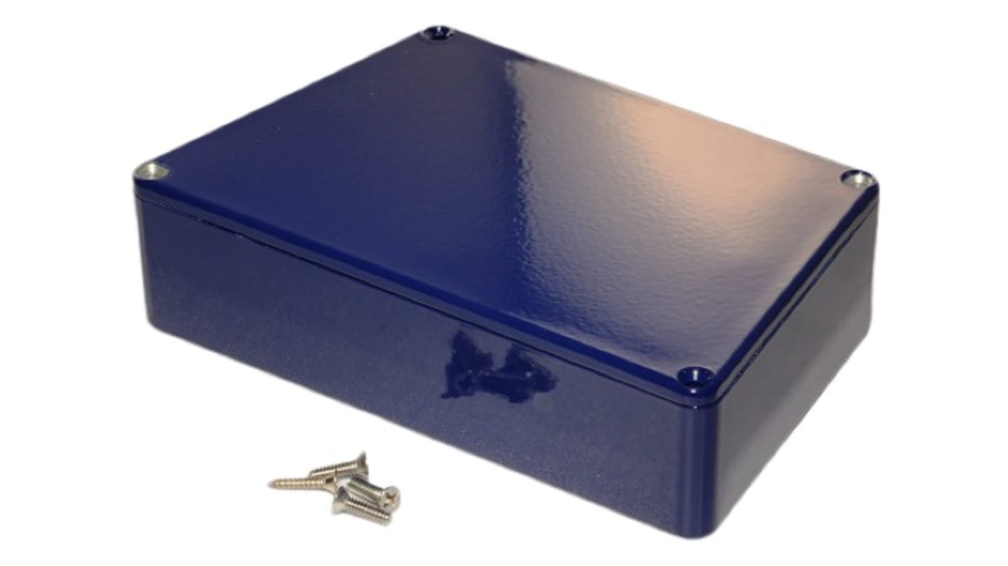 Caja Hammond de Aluminio Presofundido, 95 x 95 x 36mm, IP54, Apantallada