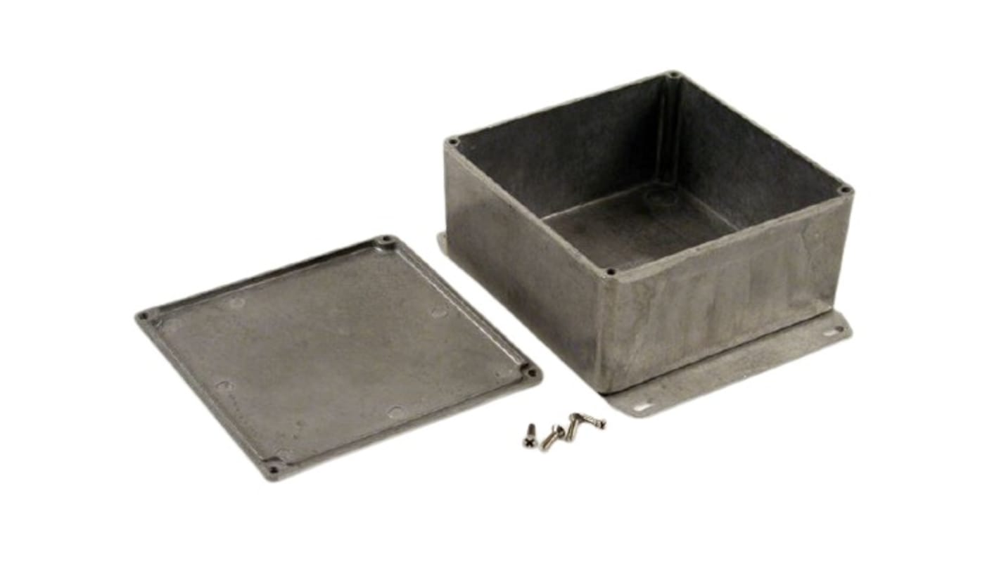 Caja Hammond de Aluminio Presofundido, 120 x 120 x 59mm, IP54, Apantallada