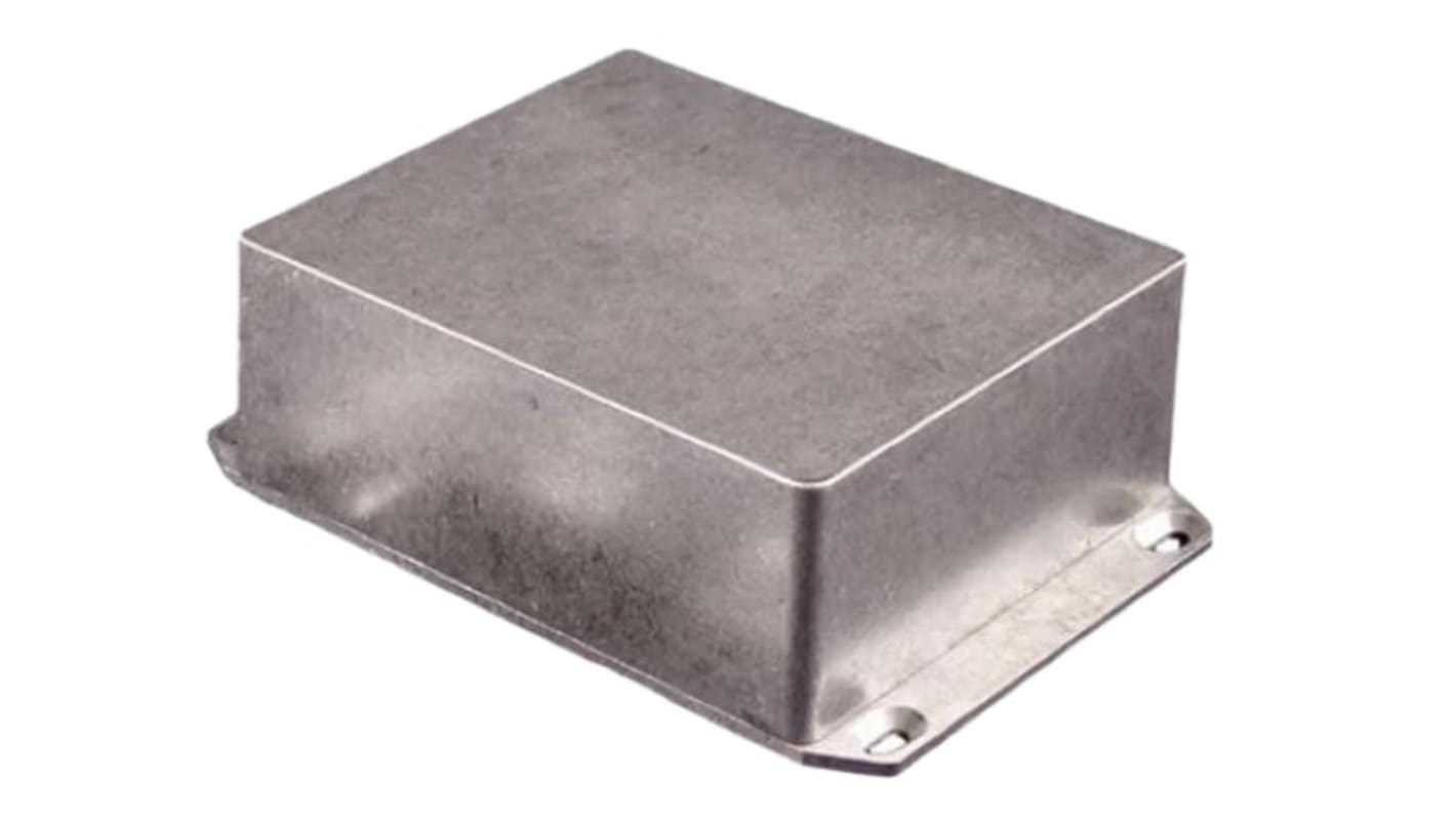 Hammond 1590 Series Die Cast Aluminium Enclosure, IP54, Flanged, 146 x 146 x 57mm