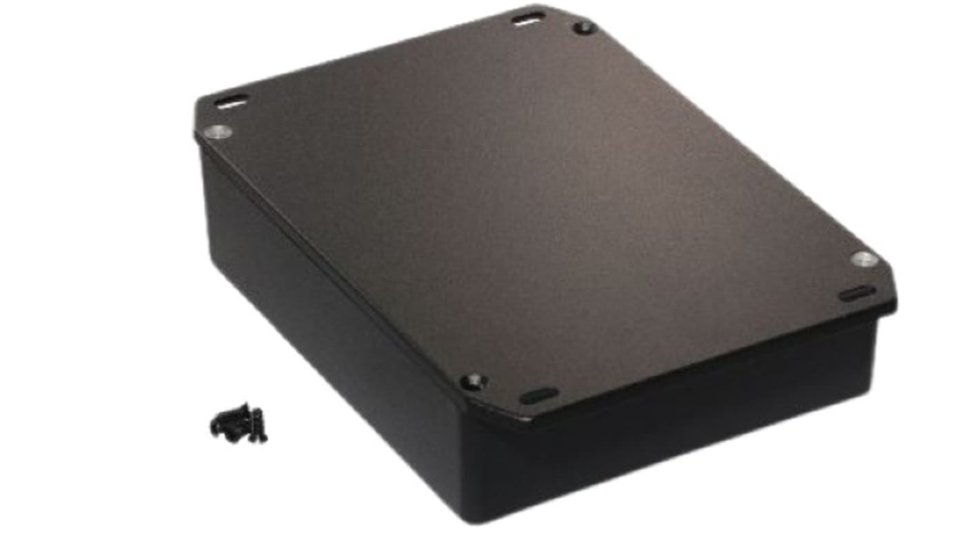 Hammond 1590 Series Die Cast Aluminium Enclosure, IP54, Flanged, 145 x 121 x 39mm