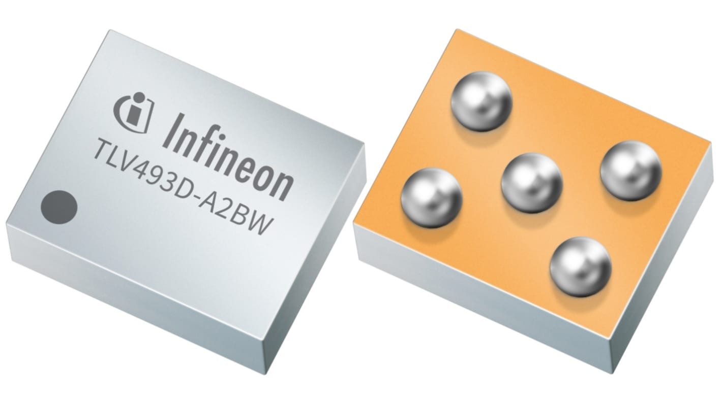 Sensore di posizione Infineon, 3-assi, I2C, 5 pin, SG-WFWLB-5-2, Montaggio superficiale