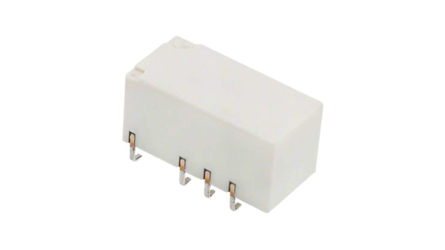 Omron Surface Mount Signal Relay, 12V dc Coil, 1A Switching Current, DPDT