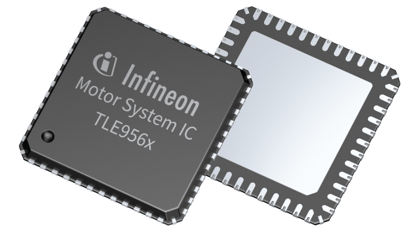 Infineon Motor Driver IC Single TLE95603QXXUMA1, VQFN-48, 48-Pin, 250mA, 6 → 28 V, DC, Halbbrücke