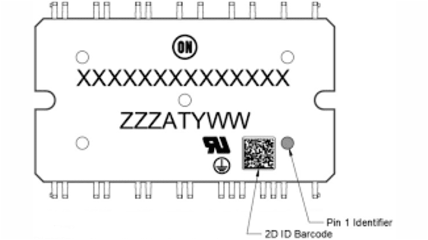 Controller PFC NXH50M65L4C2ESG, 65 kHz, DIP, 27-Pin