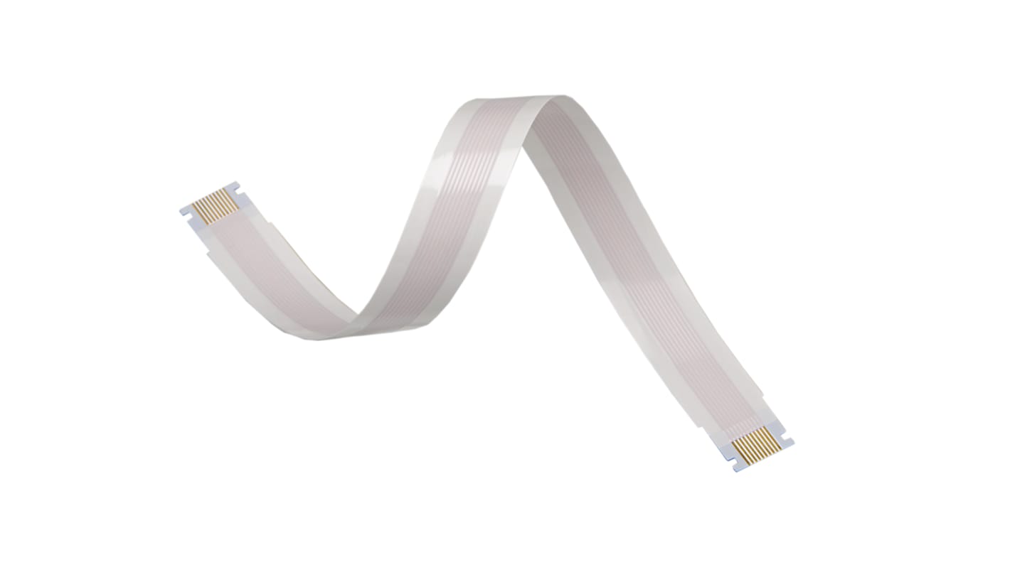 Molex 15016 Series FFC Ribbon Cable, 10-Way, 0.5mm Pitch