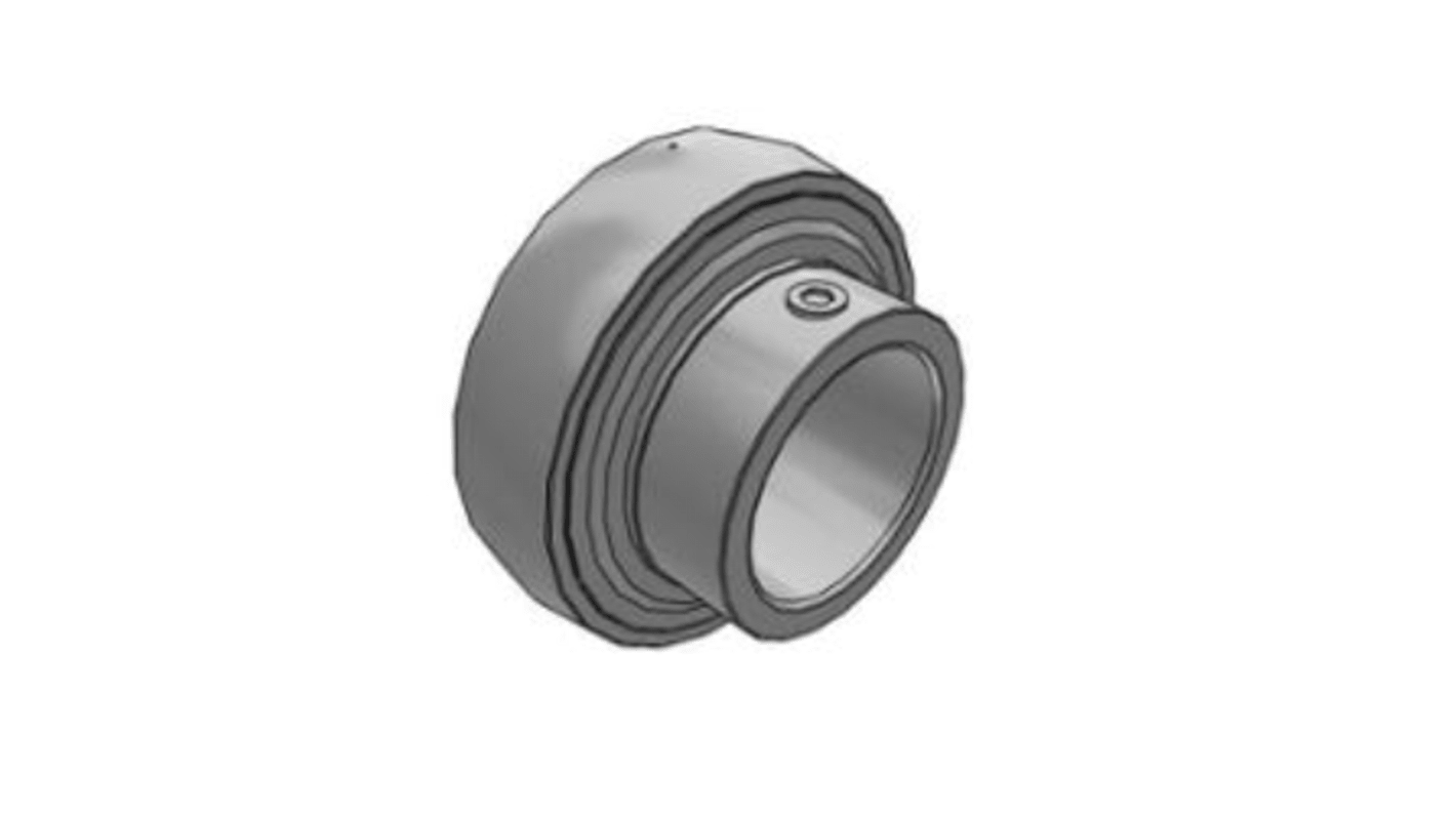 Inserto cuscinetto, SKF YAR 208-2RF, Ø interno 40mm, Ø esterno 80mm, carico statico 19000N, dinamico 30700N, in Acciaio