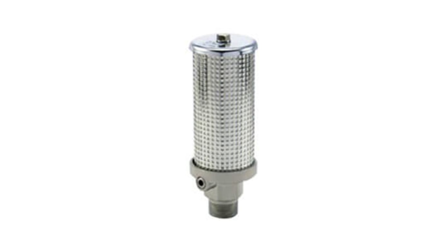 SMC VCHN3/4 Stainless Steel 50bar Pneumatic Silencer, Threaded, R 1-1/4 Male