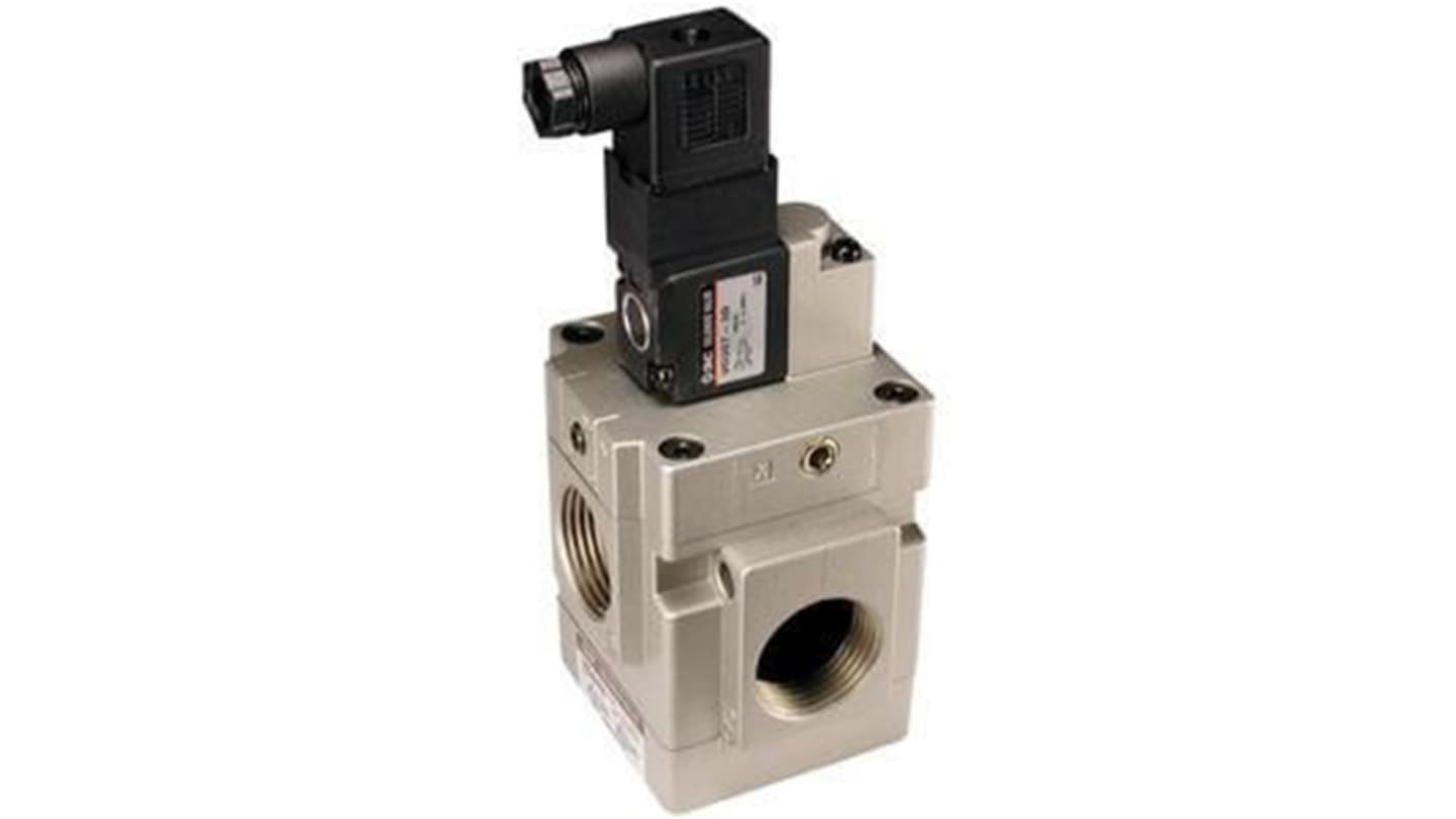 Elettrovalvole per pneumatica SMC, G 1, azionamento Solenoide/Pilota