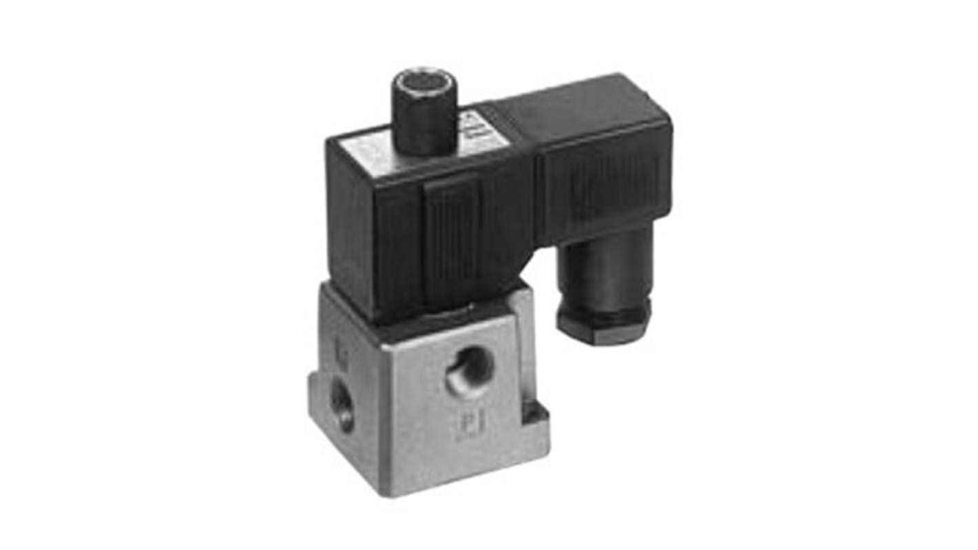 Electroválvula neumática SMC, Serie VT317, Solenoide, Colector