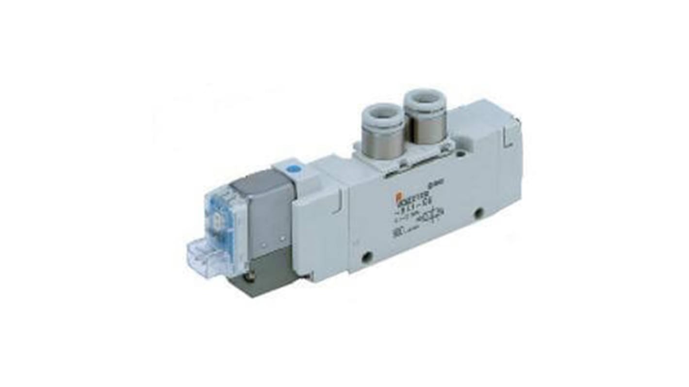 SMC Pneumatic Solenoid Valve - Solenoid One-Touch Fitting 6 mm VQZ2000 Series