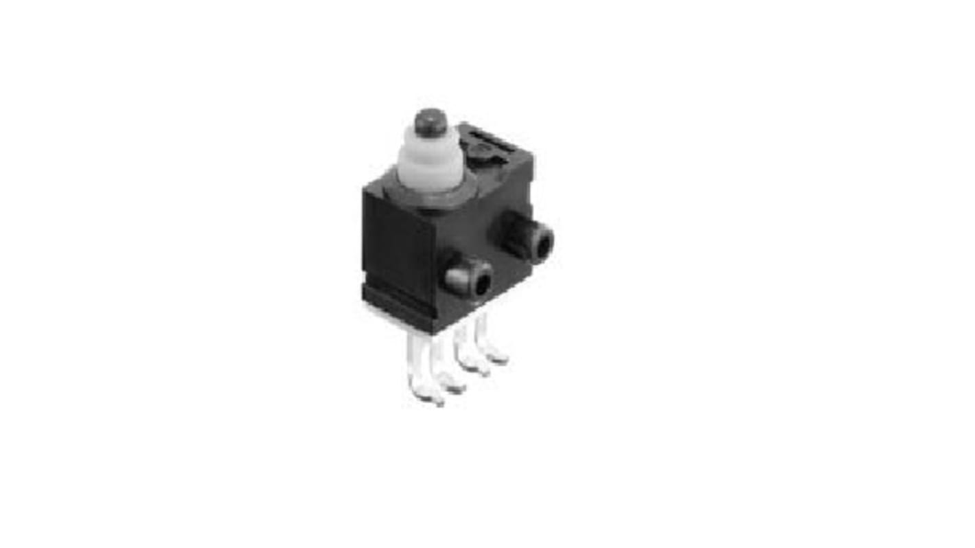 Panasonic Pin Plunger Snap Action Micro Switch, 50mA at 16V DC, SPST, IP67