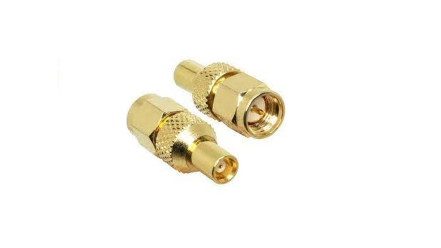 Adaptateur coaxial Linx SMA Mâle vers MCX Femelle, Droit 0 → 6GHz