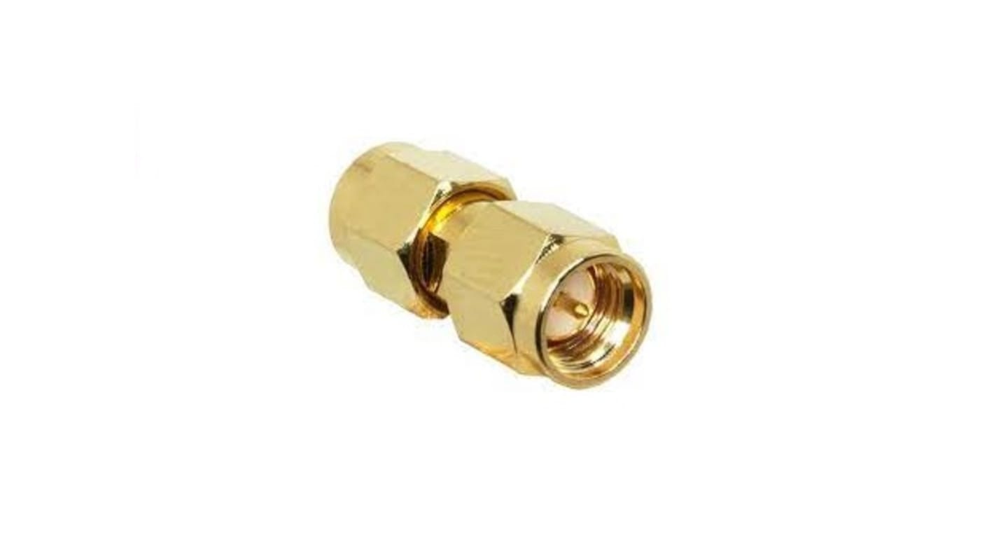 Linx Straight Coaxial Adapter SMA Plug to SMA Plug