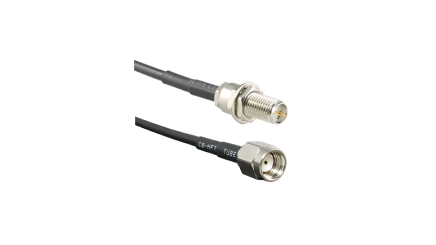 Linx RP-SMA to RP-SMA Coaxial Cable, 8.5in, RG174 Coaxial, Terminated
