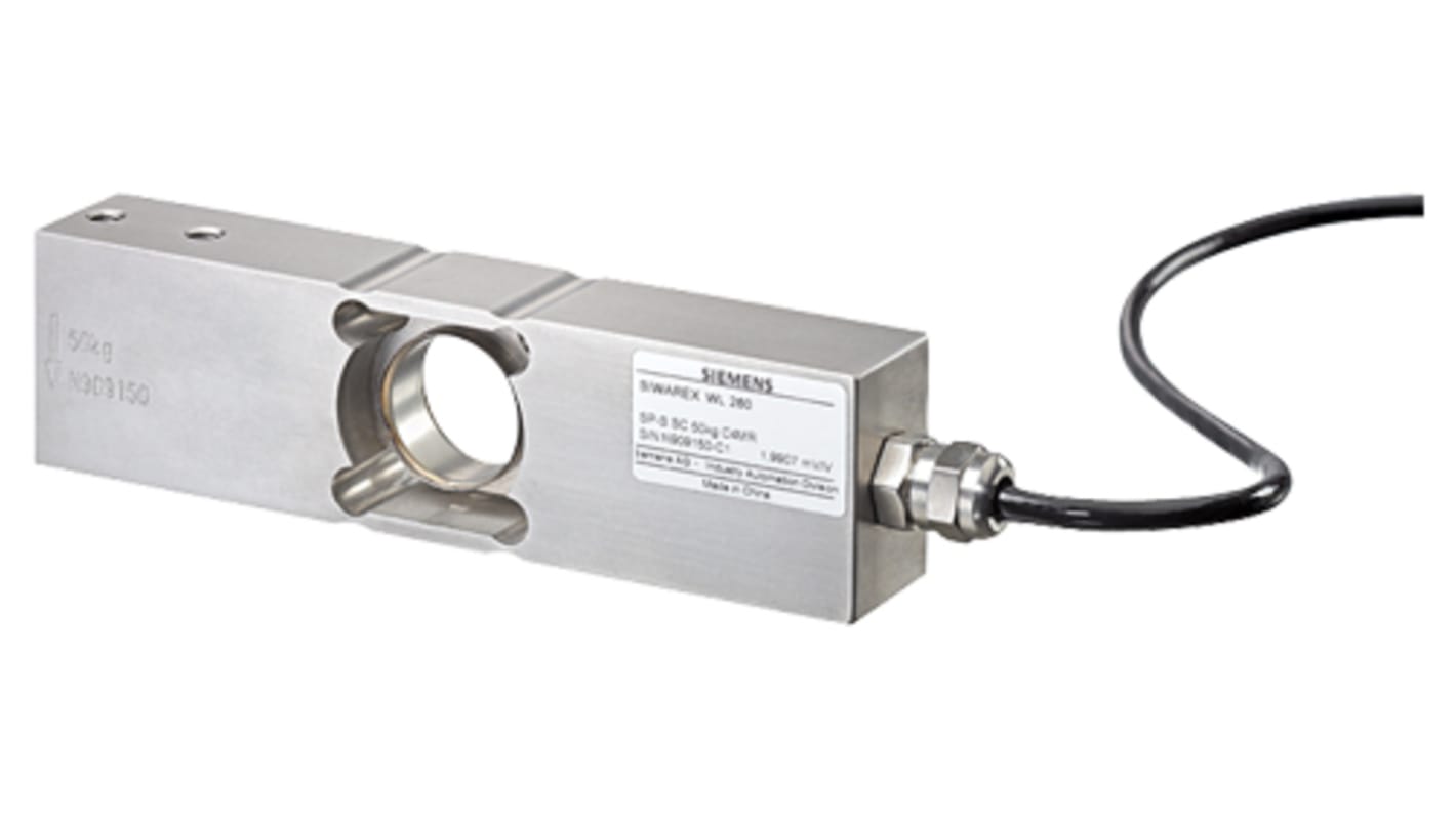 Siemens SIWAREX WL Series Load Cell, 50kg Range, Compression Measure