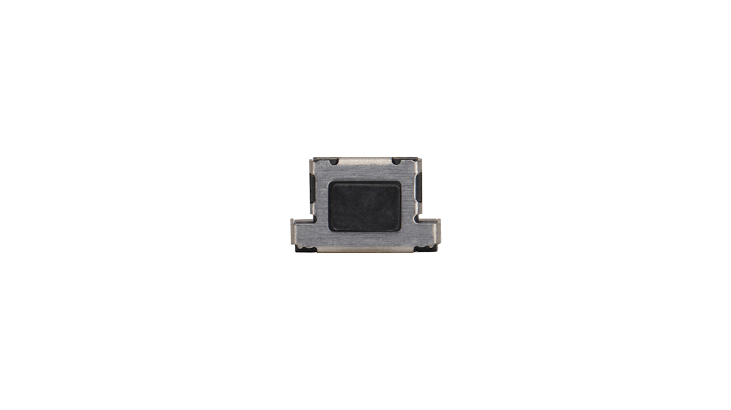 C & K Black Rectangular Tactile Switch, SPST 20 mA 0.95mm Surface Mount