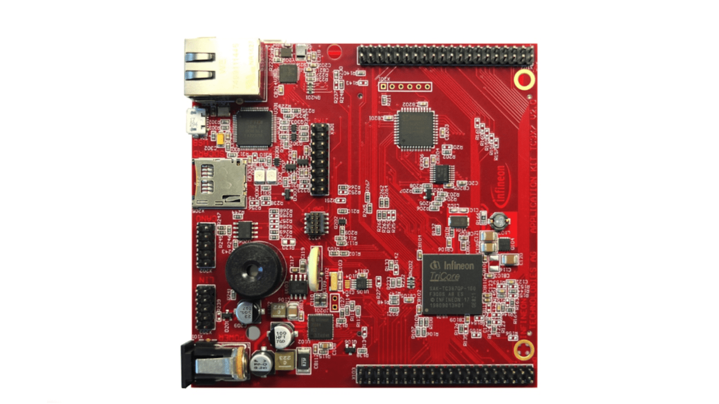 Placa de evaluación KIT-A2G-TC387-3V3-TFT, con núcleo TriCore