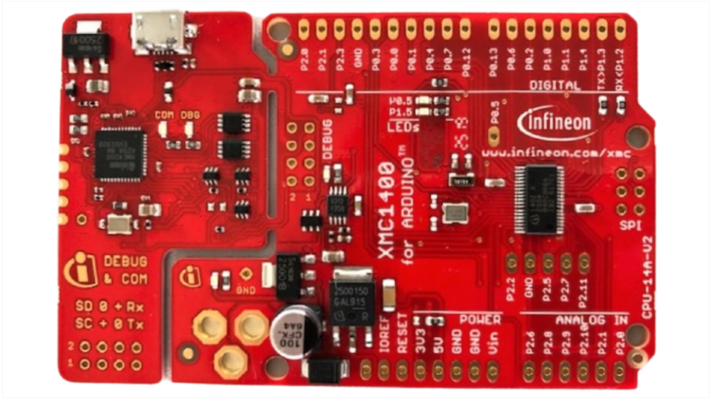 Infineon KIT-XMC1400-ARDUINO ARM Cortex Evaluation Board KITXMC1400ARDUINOTOBO1