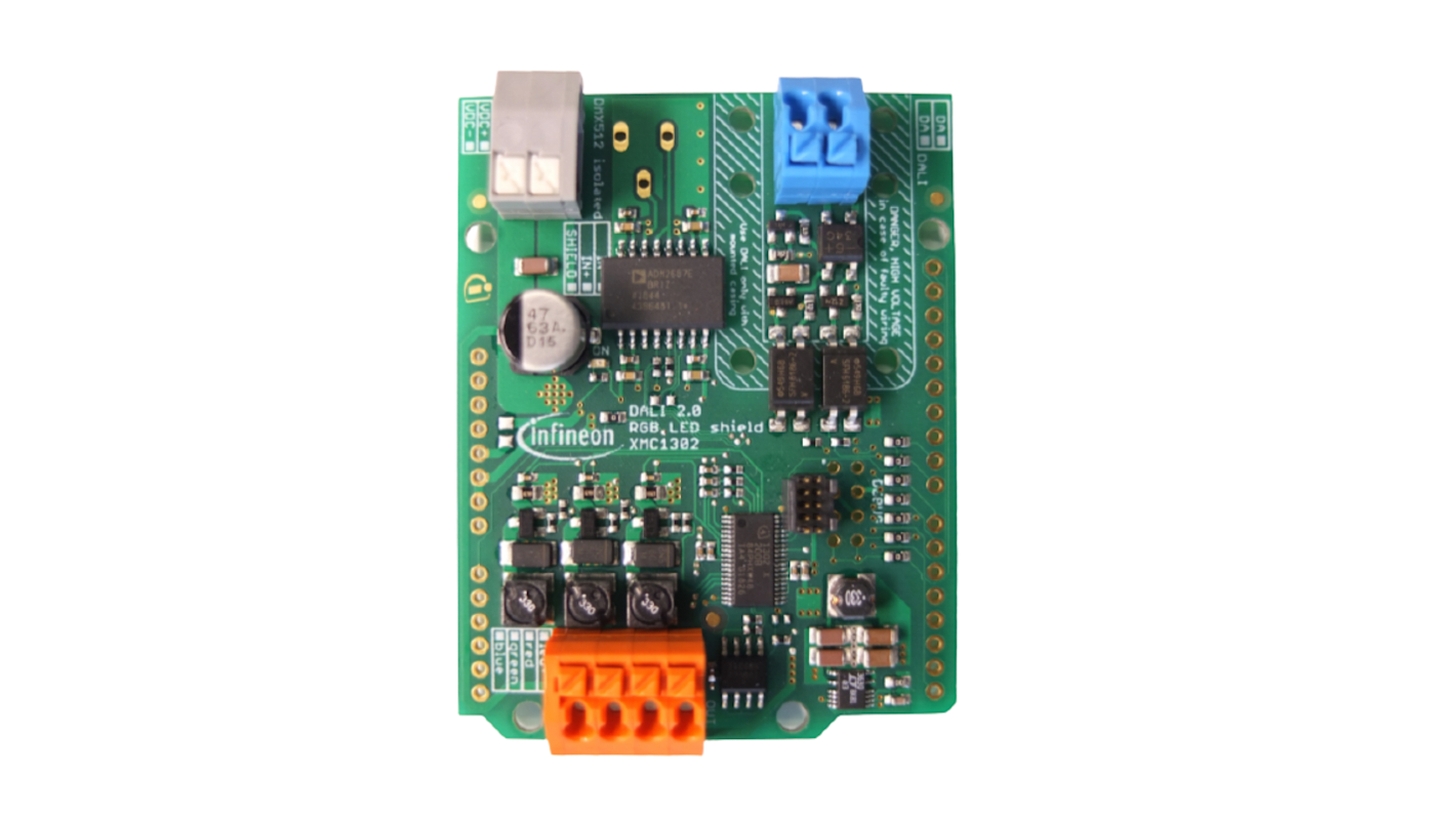 Placa de evaluación KIT-XMC-LED-DALI-20-RGB, con núcleo ARM Cortex M