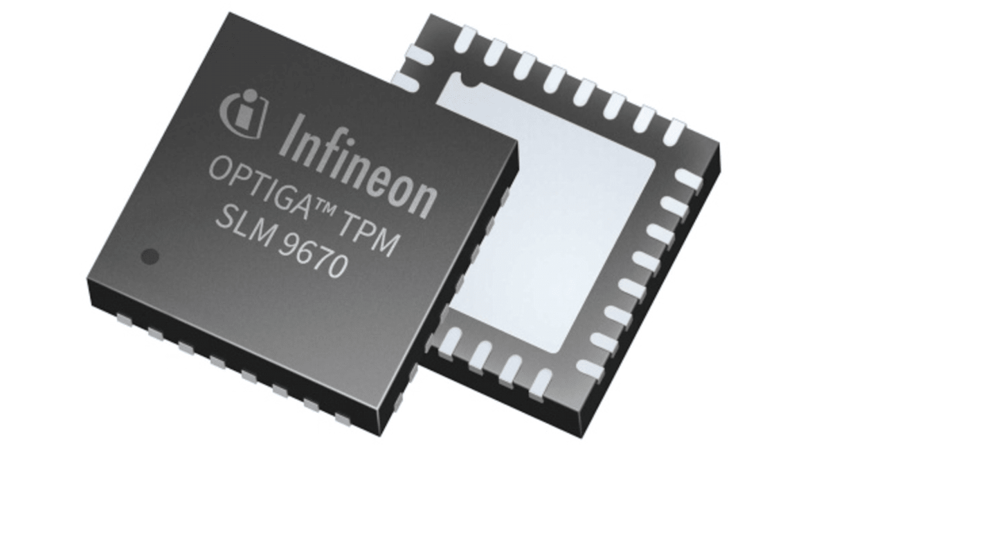 IC con autenticazione crittografica SPI Infineon, VQFN-32, 32 pin