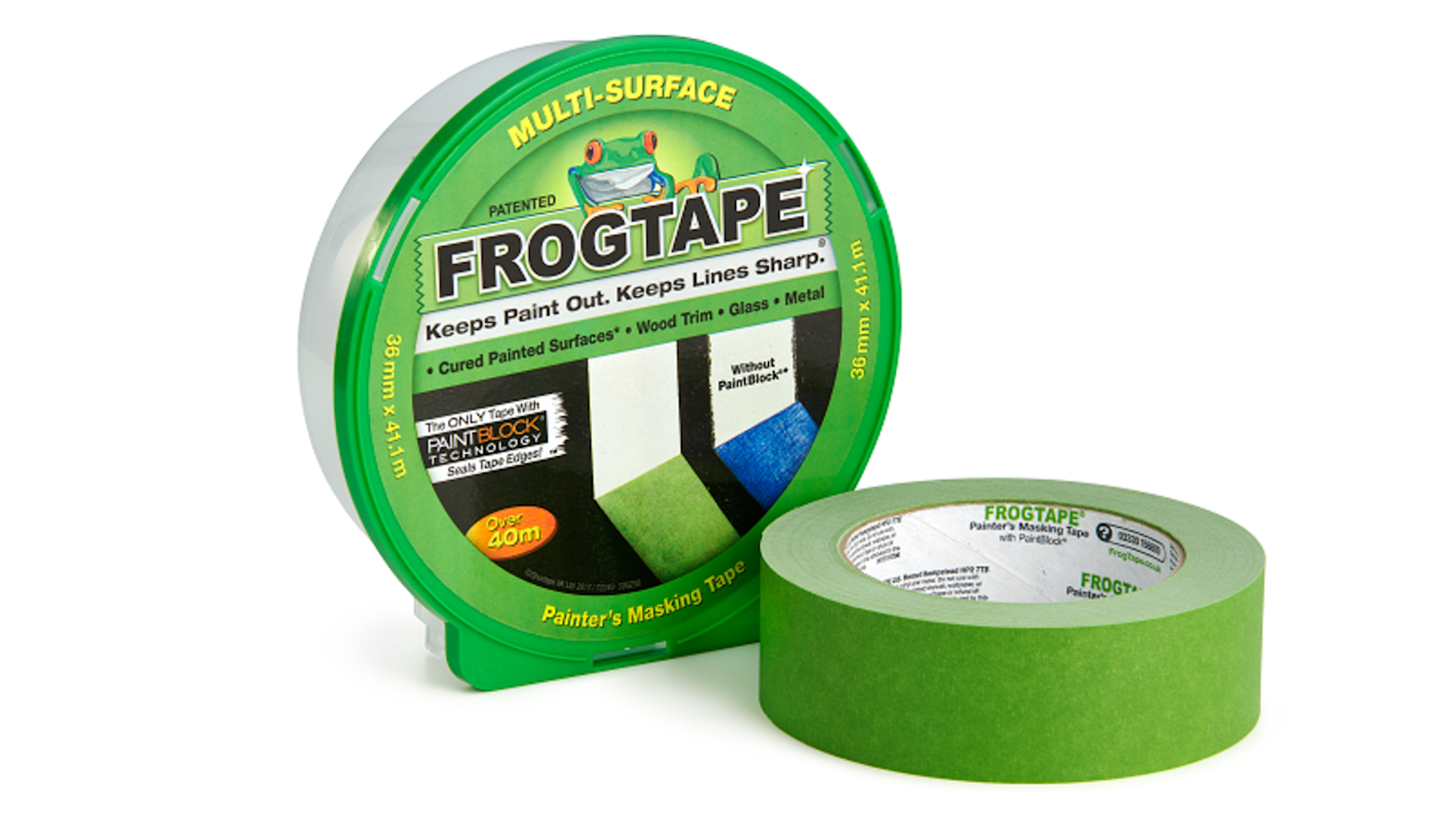 FROGTAPE 155874 Papier Abdeckband Grün Acryl-Kleber 36mm x 41.1m