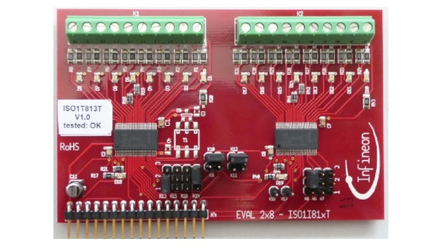 Scheda di valutazione Interruttore di carico per PLC EVAL ISO1I813T ISO1I813T