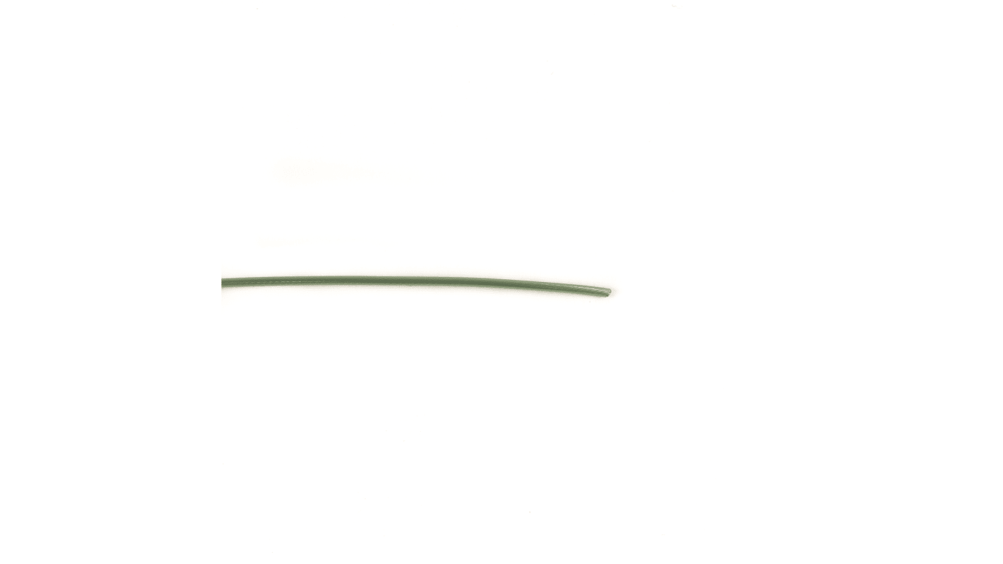 Alpha Wire Hook-up Wire Specialty Series Green 0.382 mm² Hook Up Wire, 22 AWG, 19/0.16 mm^2, 100ft, PFA Insulation