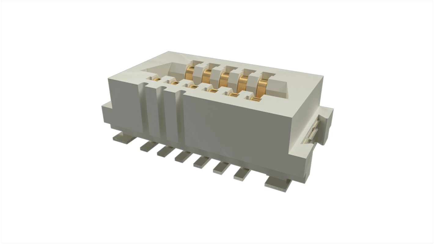 Conector hembra para PCB Amphenol ICC serie Conan Lite 10162581, de 11 vías, paso 1mm, Montaje en PCB, para soldar