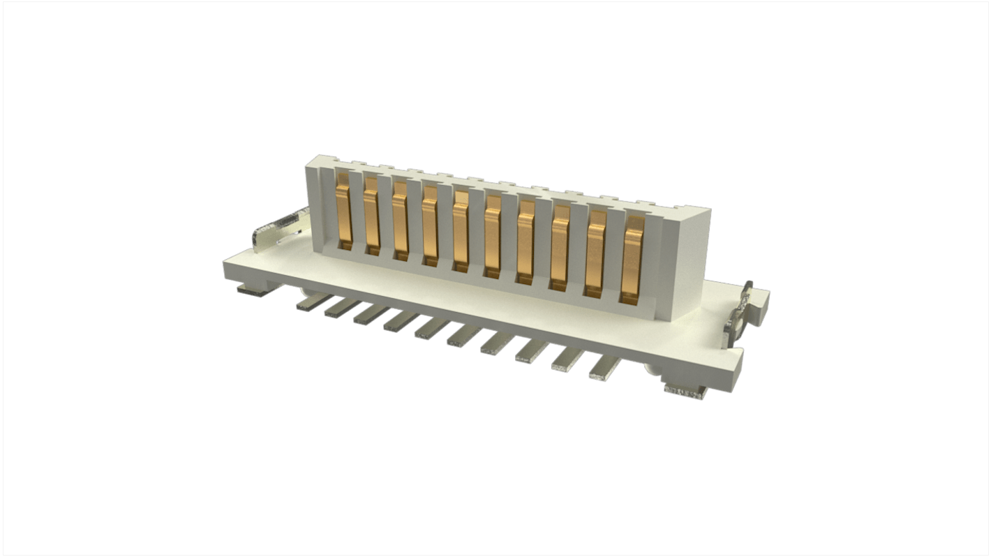 Amphenol ICC Conan Lite Leiterplatten-Stiftleiste gerade, vertikal, 21-polig, Raster 1.0mm, Ummantelt