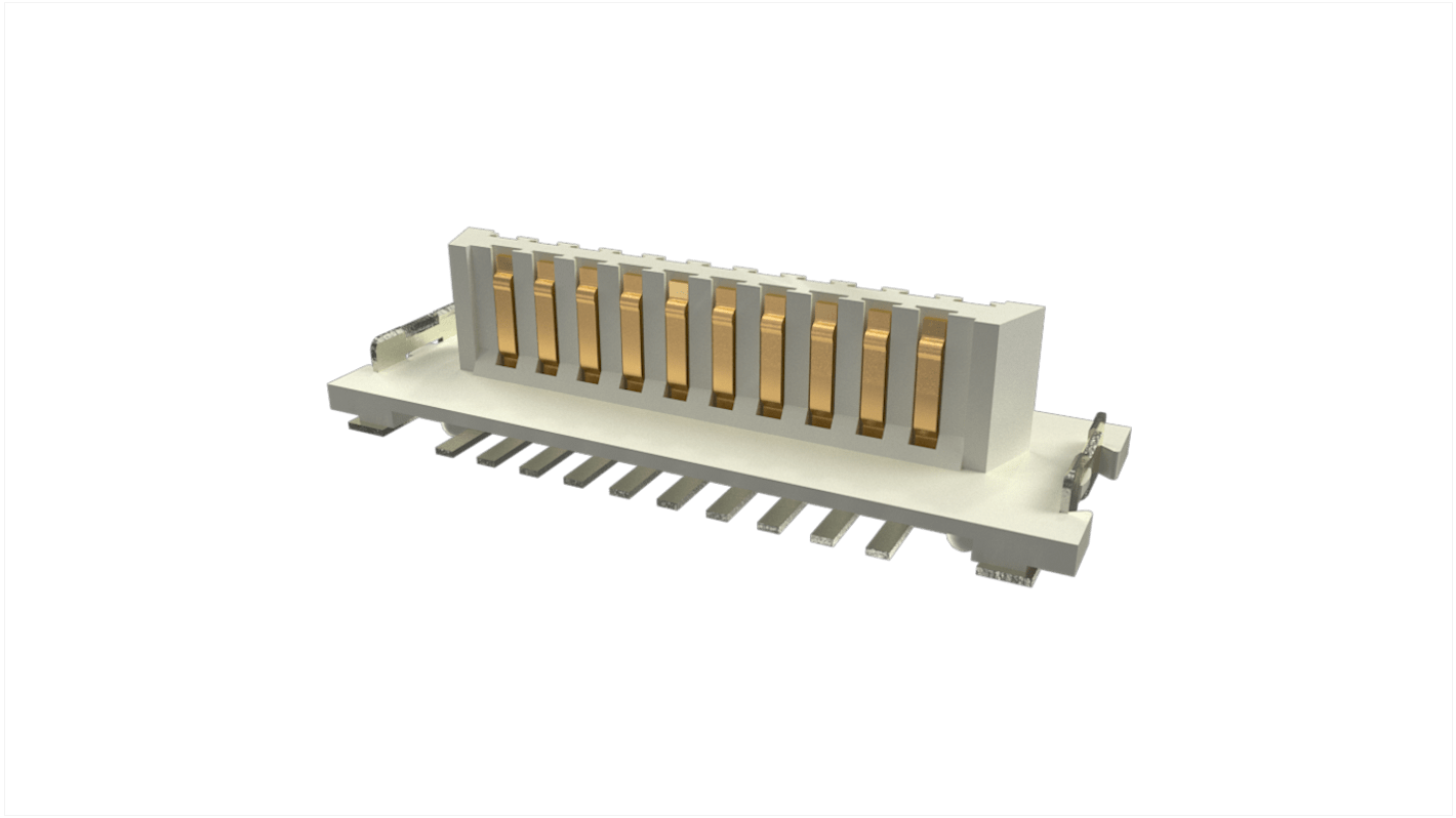 Amphenol ICC Conan Lite Series Straight, Vertical PCB Header, 21 Contact(s), 1.0mm Pitch, Shrouded