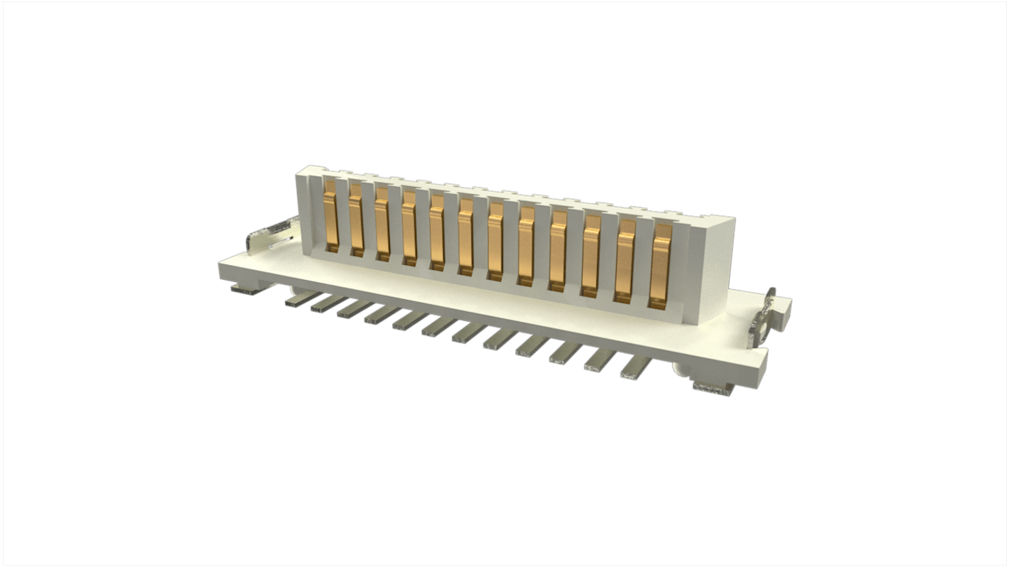 Amphenol ICC Conan Lite Leiterplatten-Stiftleiste gerade, vertikal, 25-polig, Raster 1.0mm, Ummantelt
